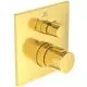 IS-Badethermostat-UP-Ceratherm-C100-BS2-Rosette-163x163mm-Brushed-Gold-A7522A2 gallery number 1